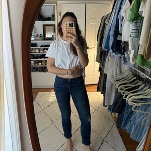 DL1961 Mara straight ankle jeans darker wash size 27